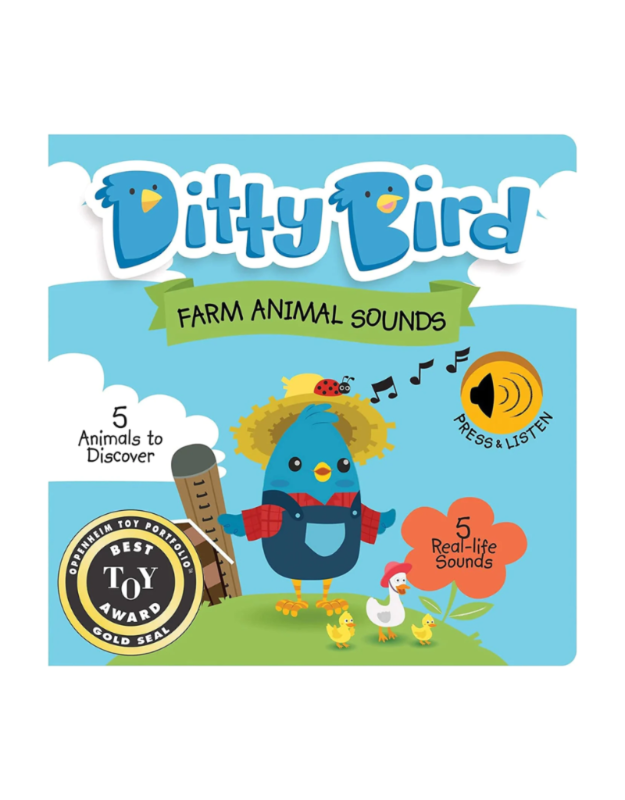 Photo 1 of **NEEDS BATTERIES ** Ditty Bird Baby Sound Book (Farm, Animals) : Nursery Rhymes