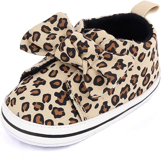 Photo 1 of Baby Girls Shoes Leopard Walking Shoe for 0-18 Months, Easy Wear Non Slip Lightweight Baby Indoor Outdoor Sneakers
3 PACKS