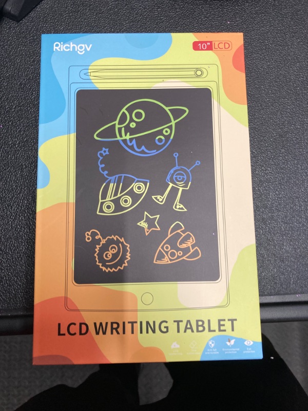 Photo 1 of Educational Learning Toys Gifts for 3 4 5 6 7 Year Old Girls, 10 Inch LCD Writing Tablet for Kids, Doodle Board Drawing Tablet Writing Pad Erasable Drawing Pad Road Trip Essentials Pink 10 inch