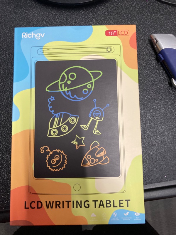 Photo 1 of Educational Learning Toys Gifts for 3 4 5 6 7 Year Old Girls, 10 Inch LCD Writing Tablet for Kids, Doodle Board Drawing Tablet Writing Pad Erasable Drawing Pad Road Trip Essentials Pink 10 inch
