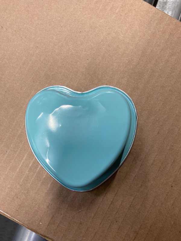 Photo 2 of 100 Pcs Valentine's Day Mini Heart Shaped Cake Pans 3.4 oz 9 oz Baking Cups Mini Cake Pans with Lids Mini Heart Cake Pan Mini Flan Molds for Baking for Wedding Birthday Party (Blue)