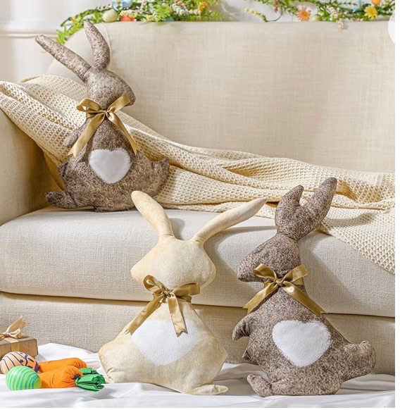 Photo 1 of 
6Pcs Easter Holiday Party Cushion Case Decoration for Sofa Couch bunny Stuffed Pillow 