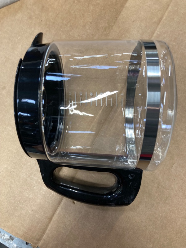 Photo 3 of 14-Cup Replacement Glass Coffee Carafe for Cuisinart Coffee Maker Models DCC-1200, DCC-1100BK, DCC-2650, CHW-12, CHW-12P1, DGB-550BK, DGB-550BK1, DGB-625BC, DGB-700BC, and SS-12 | Part# DCC-1200PRC