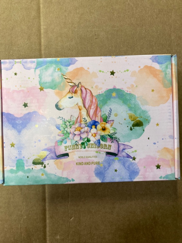 Photo 1 of Cartoon Unicorn  LED Nightlight for Kids Boys Girls Adults Portable Bathroom Kitchen Bedroom with USB Charger Home Decorative