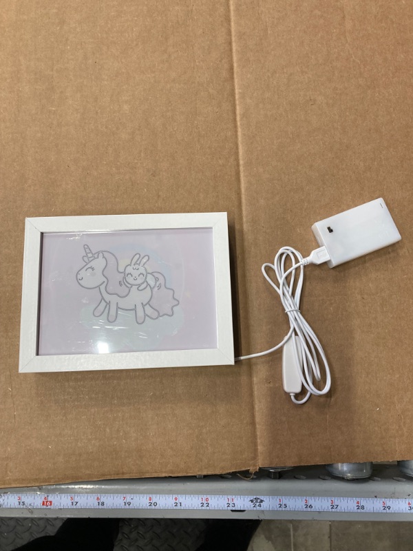 Photo 1 of Cartoon Unicorn  LED Nightlight for Kids Boys Girls Adults Portable Bathroom Kitchen Bedroom with USB Charger Home Decorative