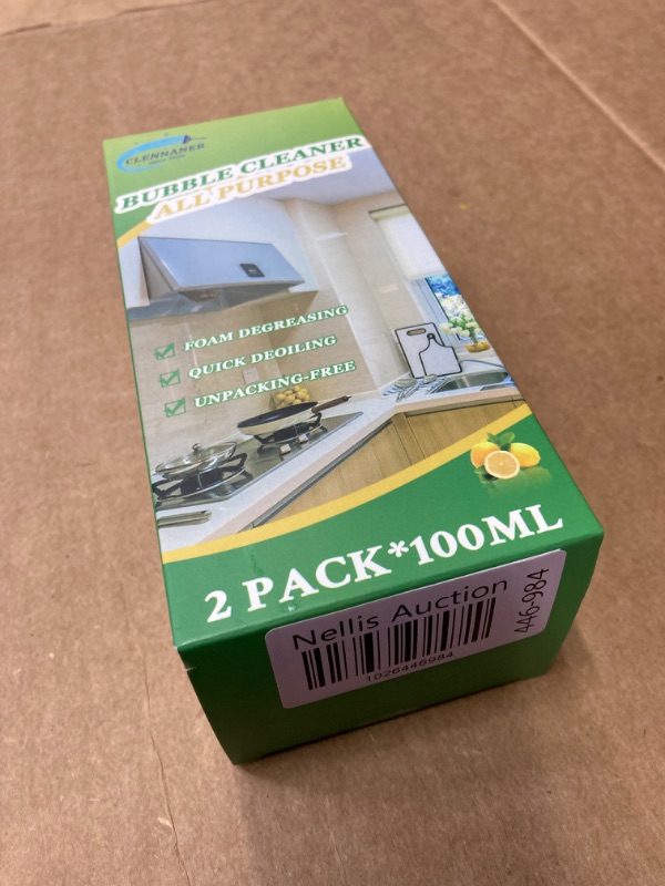 Photo 1 of Kitchen Cleaner Spray, 2 Pack Degreaser Cleaner Heavy Duty, Bubble Cleaner Foam Spray Removes Stains, All Purpose Cleaning Spray For Range Hoods, Ovens, Grill, Pots, Sinks, Countertops, and Appliances SMALL