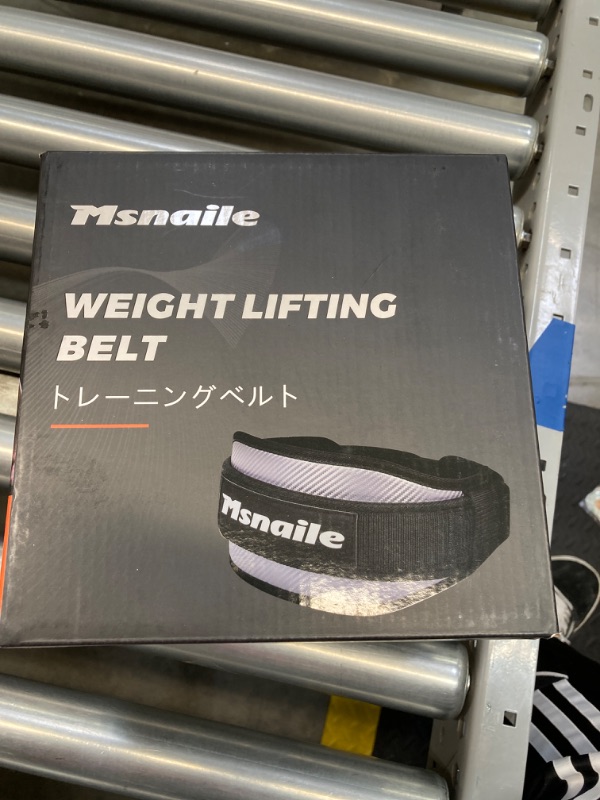 Photo 1 of NoCo Premium Lifting Belt with Ab-Plate Technology - Front & Back Support, Quick Adjustment - Contoured Design for Optimal Comfort - Weightlifting, Strength Training, Deadlifts & Squats X-Small Voltage