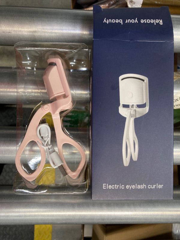 Photo 1 of *** BUNDLE 2 PACK *** Heated Eyelash Curlers, Rapid Heated Lash Curler, Quick Natural Curling for Long Lasting with Sensing Heating Silicone Pad, 2 Temperature Setting & USB Rechargeable Eye Lash Curler