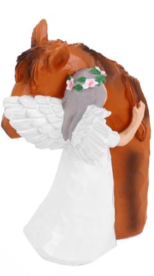 Photo 1 of *** BUNDLE 2 PACK *** Horse Gifts for Women Horse Lovers, Girl Embrace Horse Figurine Sculpted Hand-Painted Statue Decor for Home, Horse Memorial Gifts, Horse Keepsake for Christmas Birthday