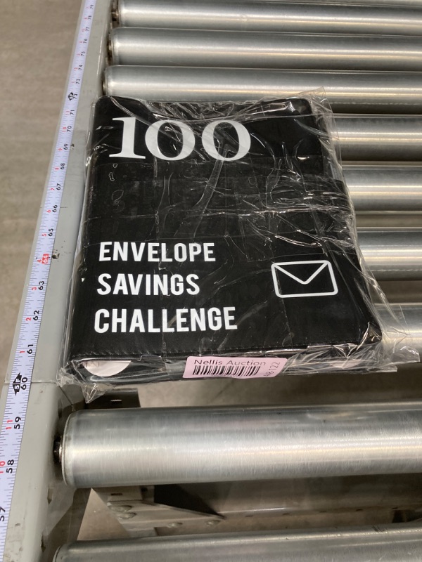 Photo 2 of ***BUNDLE 2 PACK *** 100 Envelopes Money Saving Challenge, PU Leather 100 Envelope Challenge Binder, Easy and Funny Way to Save $5,050 Budget Planner, 100-Day Envelope Challenge Kit Money Saving Binder Leather-black