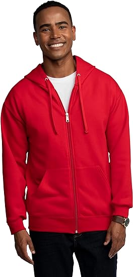 Photo 1 of Fruit of the Loom Eversoft Fleece Hoodies, Pullover & Full Zip, Moisture Wicking & Breathable, Sizes S-4X
