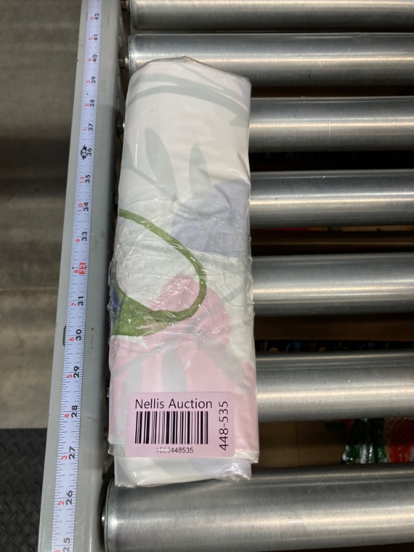 Photo 3 of *** BUNDLE 2 Pack *** Funnytree 72x72 Inch Floral Plant Watercolor Flower Lightweight PEVA Waterproof Shower Curtain with 12 Plastic Hooks Pink Plastic