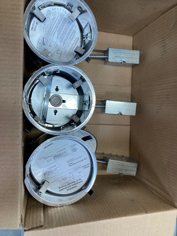 Photo 2 of *** 6 PACK *** H7 6 in. Aluminum Recessed Lighting Housing for Remodel Ceiling, Insulation Contact