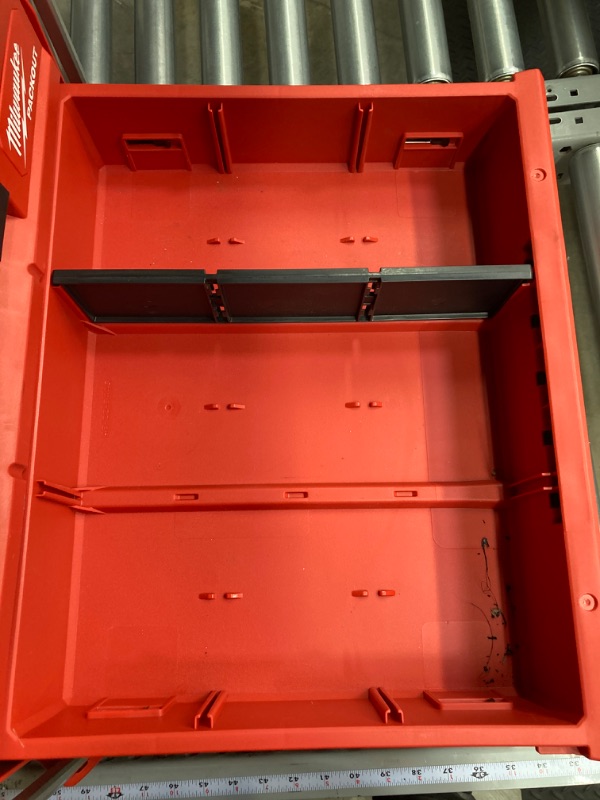 Photo 8 of ***MINOR DAMAGE*** PACKOUT 22 in. Modular 3-Drawer Tool Box with Metal Reinforced Corners
