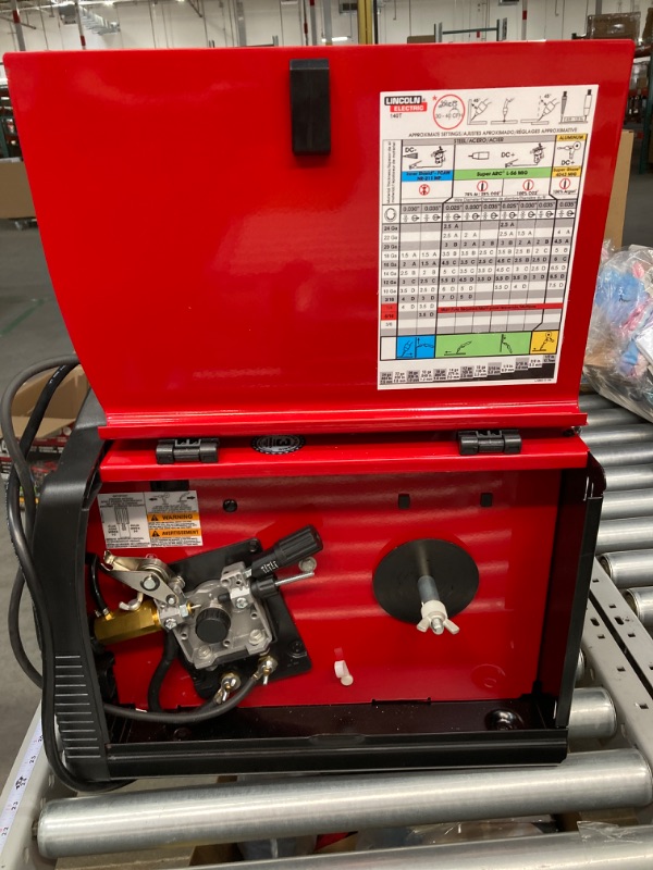 Photo 5 of ***MISSING PIECES*** Weld-Pak 140 Amp MIG and Flux-Core Wire Feed Welder, 115V, Aluminum Welder with Spool Gun sold separately
