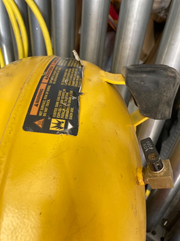 Photo 1 of *** SEE NOTES; PHOTOS*** 6 Gal. 18-Gauge Brad Nailer and Heavy-Duty Pancake Electric Air Compressor Combo Kit
