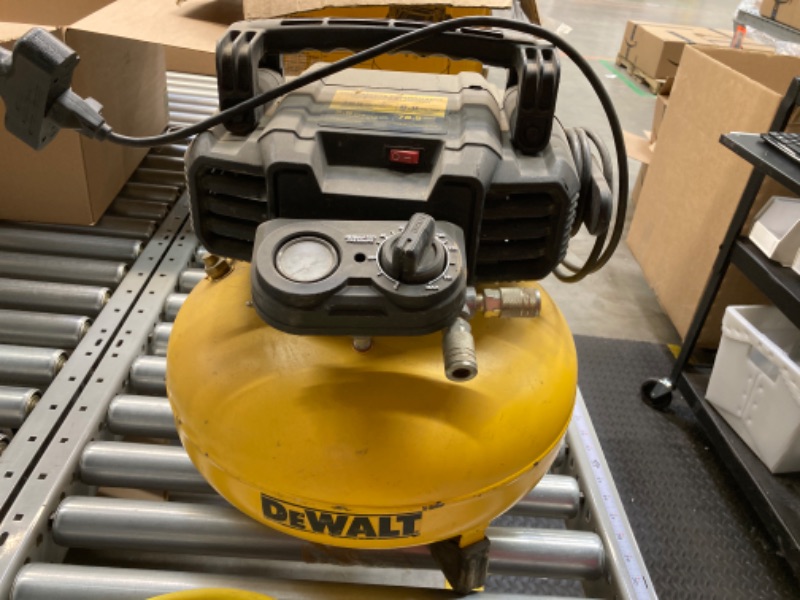 Photo 1 of *** SEE NOTES; PHOTOS*** 6 Gal. 18-Gauge Brad Nailer and Heavy-Duty Pancake Electric Air Compressor Combo Kit
