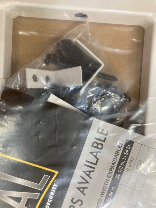 Photo 1 of *** BUNDLE 3 PACK *** Segal 31 in. x 54 in. x 21-1/2 in. Fixed Window Guard, Steel 4-Bar White, Non-Egress