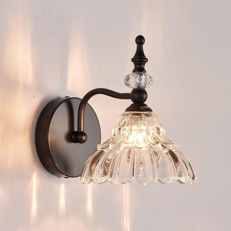 Photo 1 of ** photo just for reverence** Bathroom Vanity Lights Bathroom Light Fixtures Vanity Lighting Fixtures Over Mirror Matte Black Wall Sconces Modern Wall Lights for Bedroom Dining Room Powder Room Living Room
