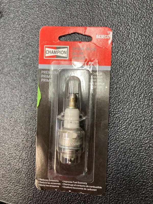 Photo 2 of Champion Spark Plugs 843ECO Spark Plug Engine Parts, Natural