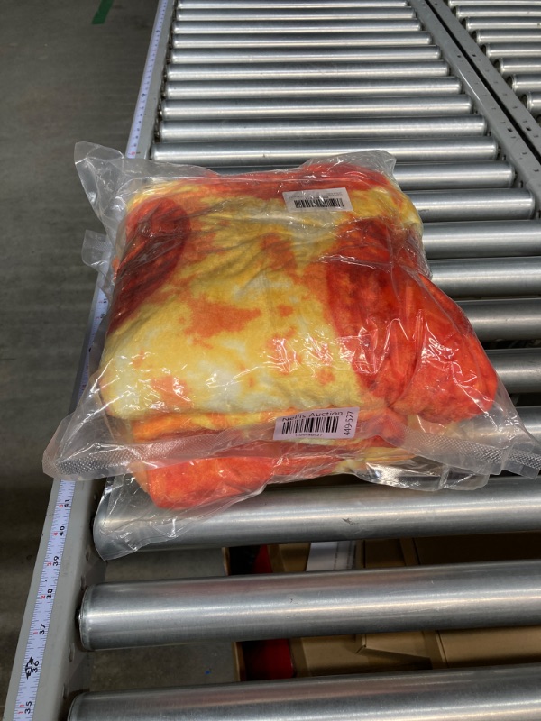 Photo 1 of *** BUNDLE 2 PACK*** MaanZ Pizza Blanket Round Double Sided Giant Tortilla for Teens Kids, Realistic 280GSM Pepperoni for Couch, Sofa, Fun Comfy Cozy Novelty Gift (Burrito 60 Inch Soft Red)