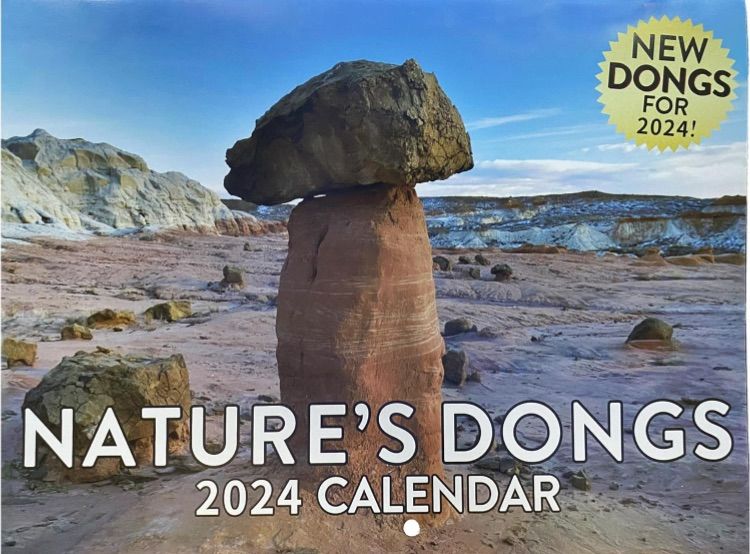 Photo 1 of ***BUNDLE 6 PACK*** 2024 Natures Dongs Calendar Funny Calendar Gag gift, Creative Natural Scenery Wall Calendar