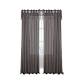 Photo 1 of allen + roth 84-in Grey Light Filtering Tie Top Single Curtain Panel
