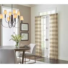 Photo 1 of allen + roth 95-in Natural Light Filtering Back Tab Single Curtain Panel
