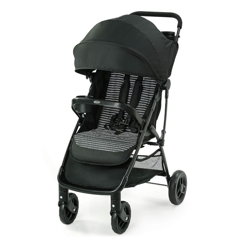 Photo 1 of Graco NimbleLite Stroller | Lightweight Stroller, Under 15 Pounds, Car Seat Compatible, Compact Fold, Studio , 8.86x23.46x18.78 Inch (Pack of 1)