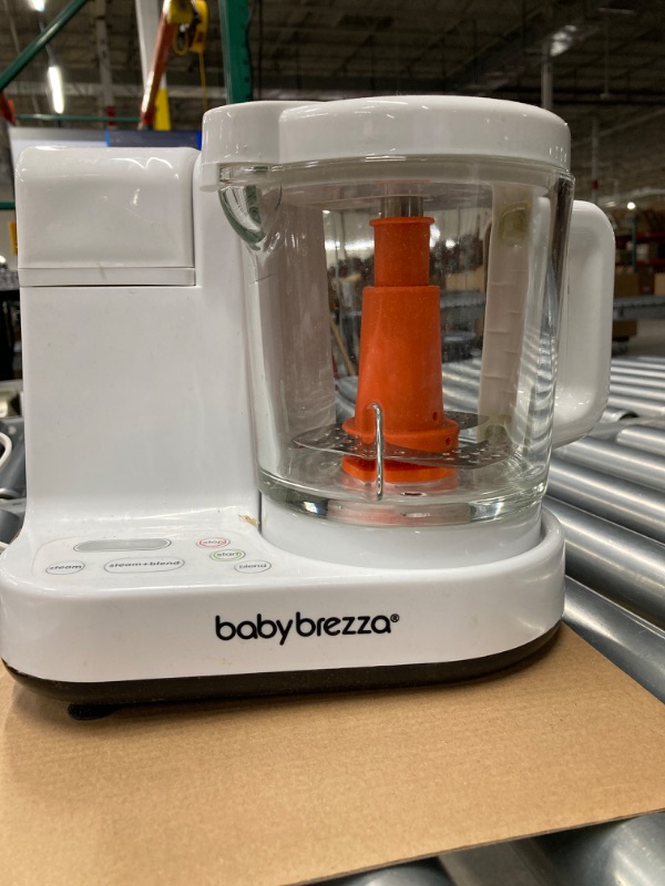 Photo 2 of Baby Brezza Glass Baby Food Maker – Cooker and Blender to Steam and Puree Baby Food for Pouches in Glass Bowl - Make Organic Food for Infants and Toddlers – 4 Cup Capacity Glass Food Maker (Old)