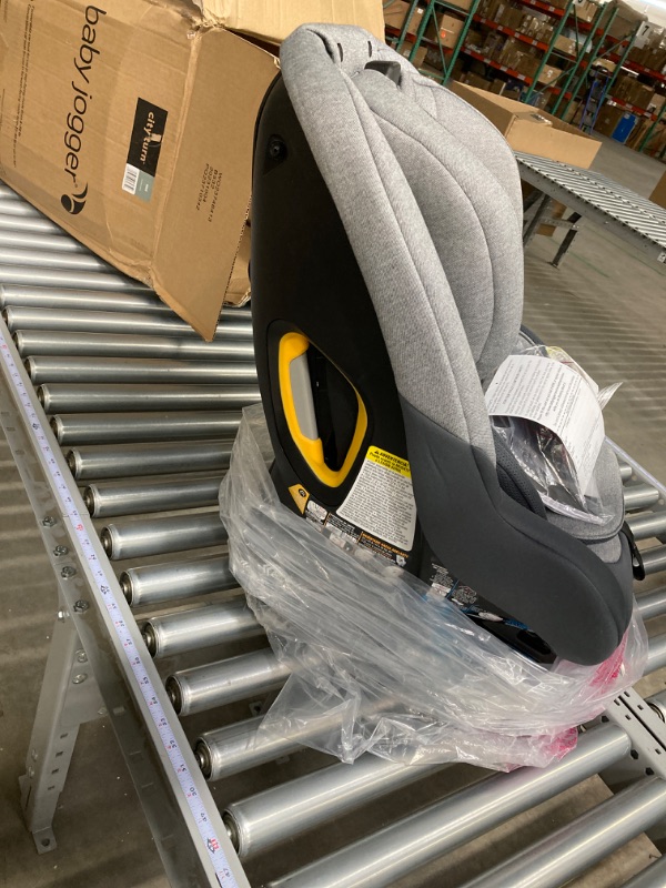 Photo 3 of Baby Jogger City Turn Rotating Convertible Car Seat | Unique Turning Car Seat Rotates for Easy in and Out, Phantom Grey