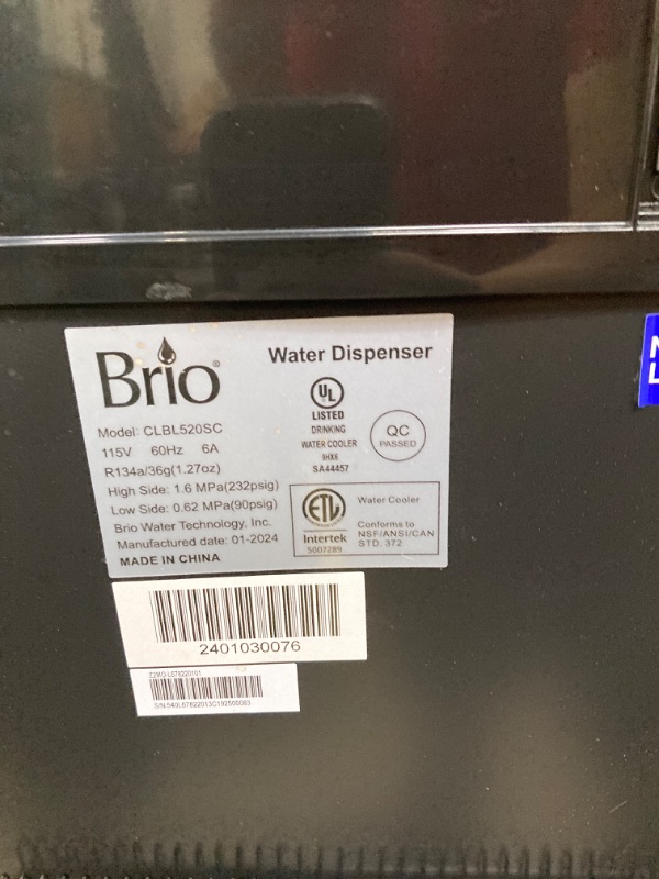 Photo 1 of Brio Self Cleaning Bottom Loading Water Cooler Water Dispenser - Limited Edition