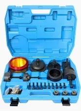 Photo 1 of DPTOOL Crankshaft Seal Removal Kit,Crankshaft Front and Rear Oil Seal Remover and Installer Kit Compatible with BMW N40 N42 N45 N45T N46 N46T N52 N53 N54 N55 Engine for 10 models engine