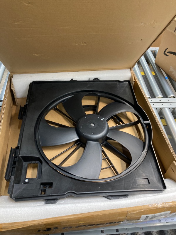 Photo 2 of A-Premium Engine Radiator Cooling Fan Assembly Compatible with Select Cadillac Models - SRX 2009, CTS 2009-2014, STS 2009-2011 - Replace# 19351719, 25881833