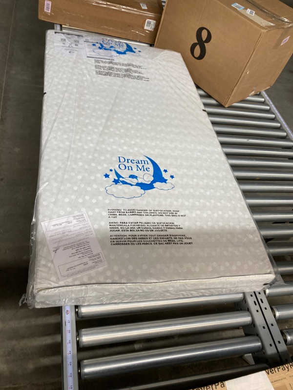 Photo 2 of Dream On Me Honeycomb Orthopedic Firm Fiber Standard Baby Crib Mattress | Greenguard Gold certified | 10 Year warranty | 5” Fiber Core Optimum Support | Infant and Toddler Mattress | Waterproof Cover