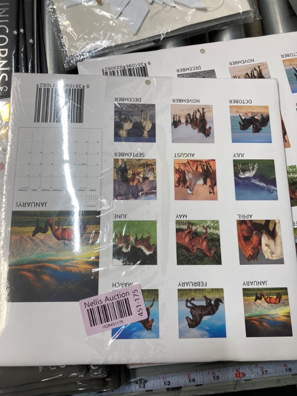 Photo 2 of Horses Calendar 2024 with Sticker Pack, Large 12 x 12 inch, Horse Wall Calendar with Sticker Set, Gift for Horse Lovers, Cute Calendar for girls