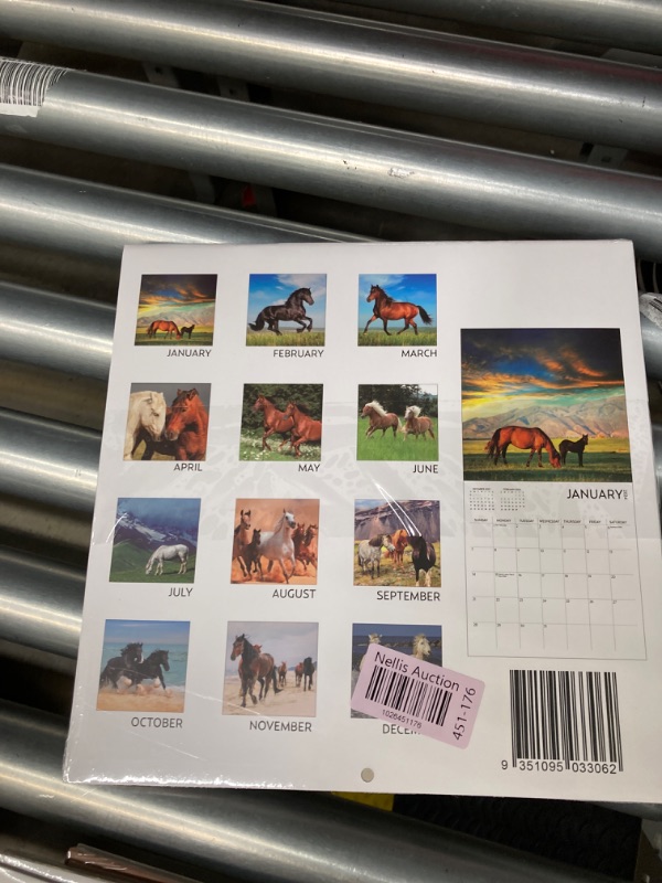 Photo 2 of Horses Calendar 2024 with Sticker Pack, Large 12 x 12 inch, Horse Wall Calendar with Sticker Set, Gift for Horse Lovers, Cute Calendar for girls 2 PACK 