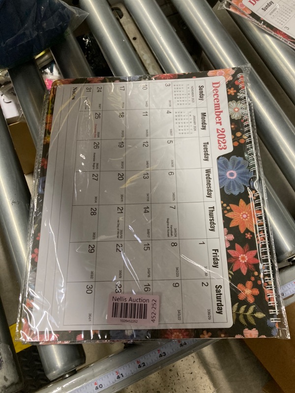 Photo 2 of Ymumuda Wall Calendar 2024-14 Monthly from DEC. 2023 to JAN. 2025, 14" x 11", 2024 Desk/Wall Calendar with Monthly Views& Unruled Blocks, Easy Organizing for Annual Work, Floral 01  2 PACK 