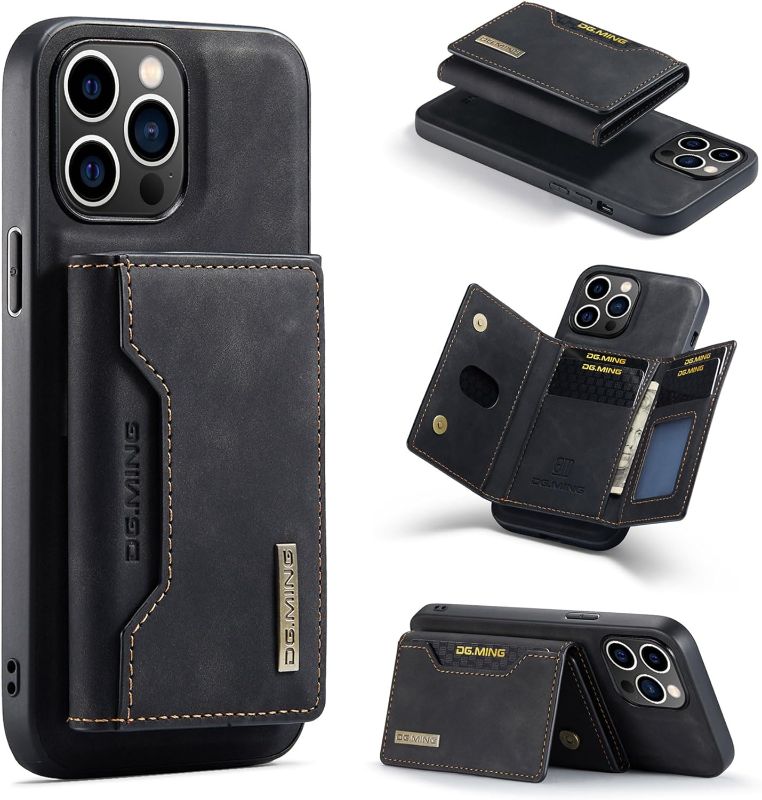 Photo 1 of iPhone 14 Max Wallet Case Black