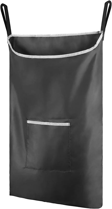 Photo 1 of BiSiViO Hanging Laundry Hamper, Door Hanging Laundry Hamper Bag, Extra Large Over the Door Hamper, Dirty Clothes Basket,Collapsible Clothes Storager for Space Saving Organizer Bag for Bathroom