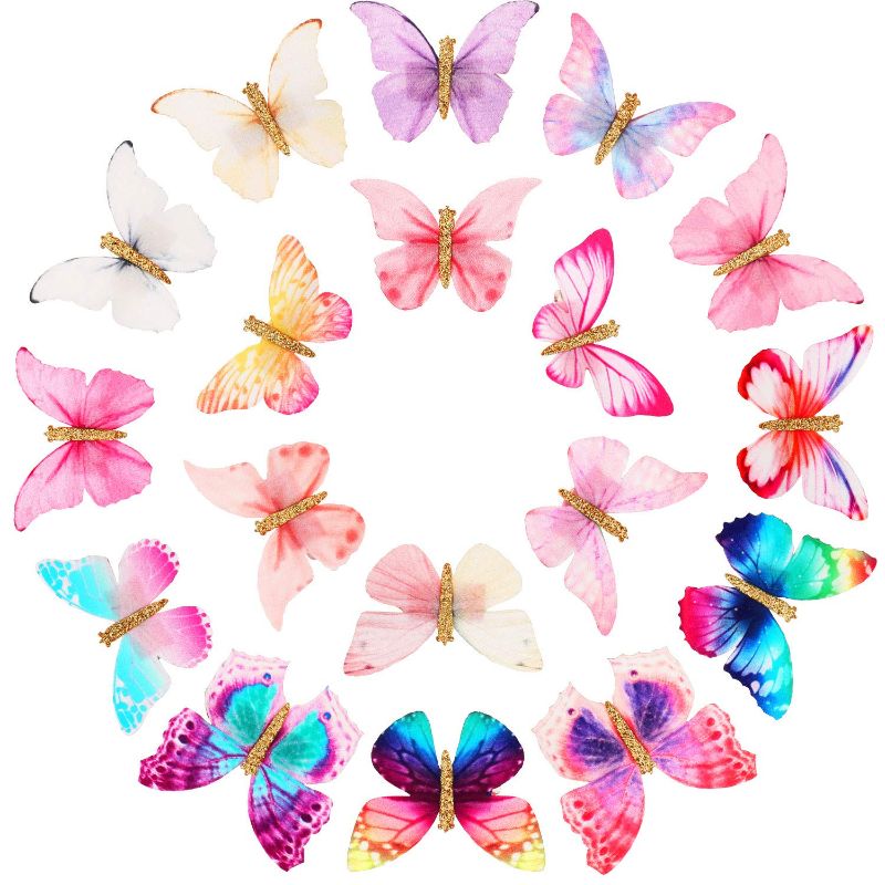 Photo 1 of Glitter Butterfly Hair Clips for Girls Teens Women Hair Accessories