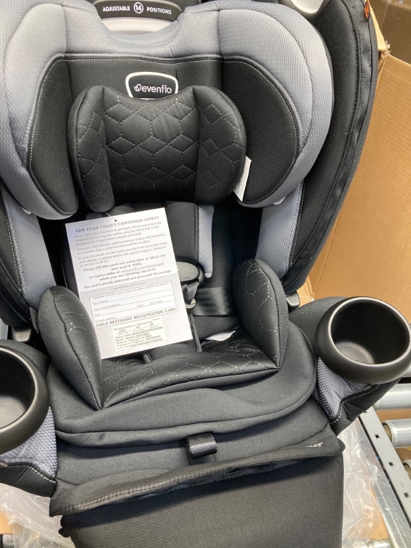 Photo 2 of Evenflo Revolve 360 Extend All-in-One Rotational Convertible Car Seat with Quick Clean Cover - Revere