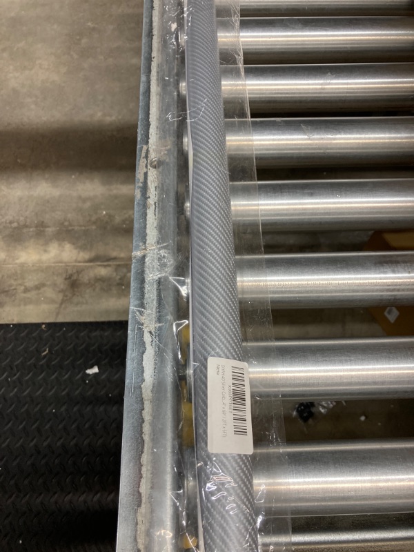Photo 1 of 4D Silver Carbon Fiber Vinyl Wrap Sticker with Air Release Bubble Free Anti-Wrinkle (24" x 60" / 2FT x 5FT)
