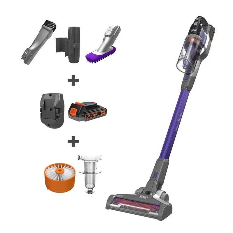 Photo 1 of 
BLACK+DECKER POWERSERIES Extreme Cordless Stick Vacuum Cleaner with Removable 20V MAX Battery and Vacuum Accessories (BSV2020)