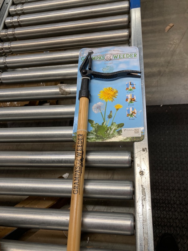 Photo 2 of Grampa's Weeder - The Original Stand Up Weed Puller Tool with Long Handle - Made with Real Bamboo & 4-Claw Steel Head Design - Easily Remove Weeds Without Bending, Pulling, or Kneeling https://a.co/d/0k2emMH