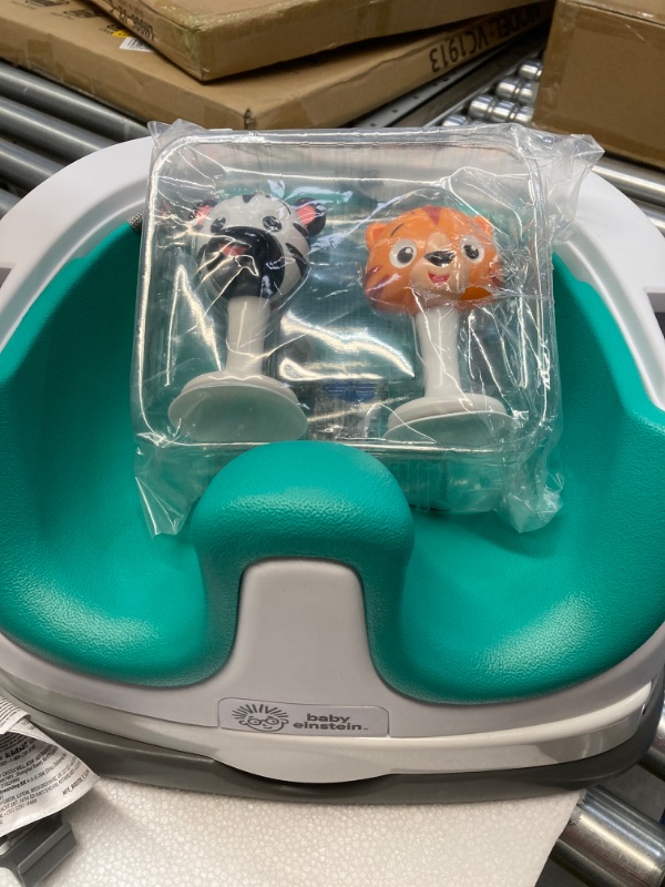 Photo 2 of Baby Einstein Dine & Discover Multi-Use Booster Feeding & Floor Activity Seat with Self-Storing Tray Sea of Support