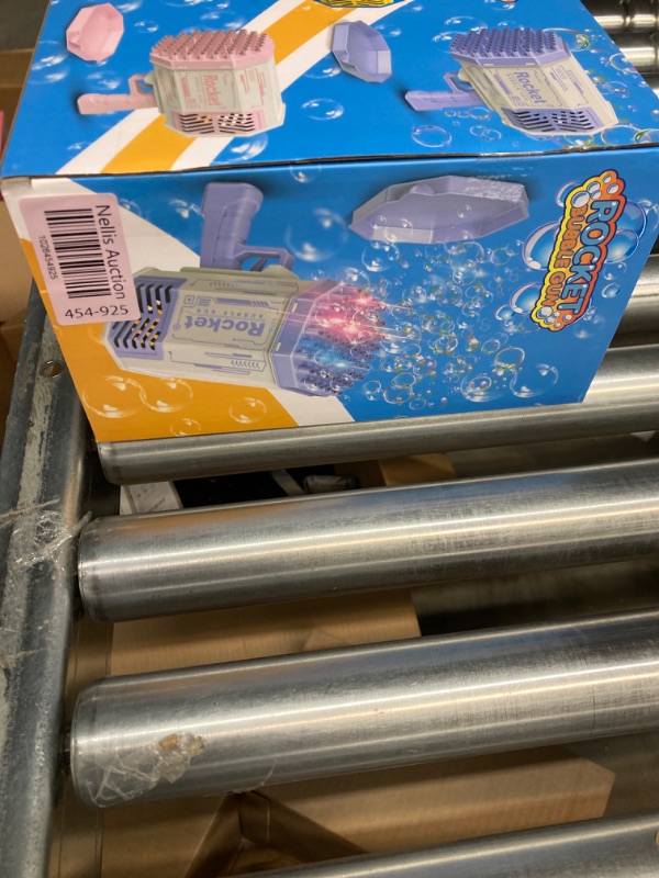 Photo 1 of Bubble Machine Gun, Bubbles Kids Toys for Toddlers Boys Girls Age 3 4 5 6 7 8 9 10 11 12 Years Old, Fun Easter Gifts for Children Adult Birthday Wedding Party Favors Outdoor Toy - Purple Pink