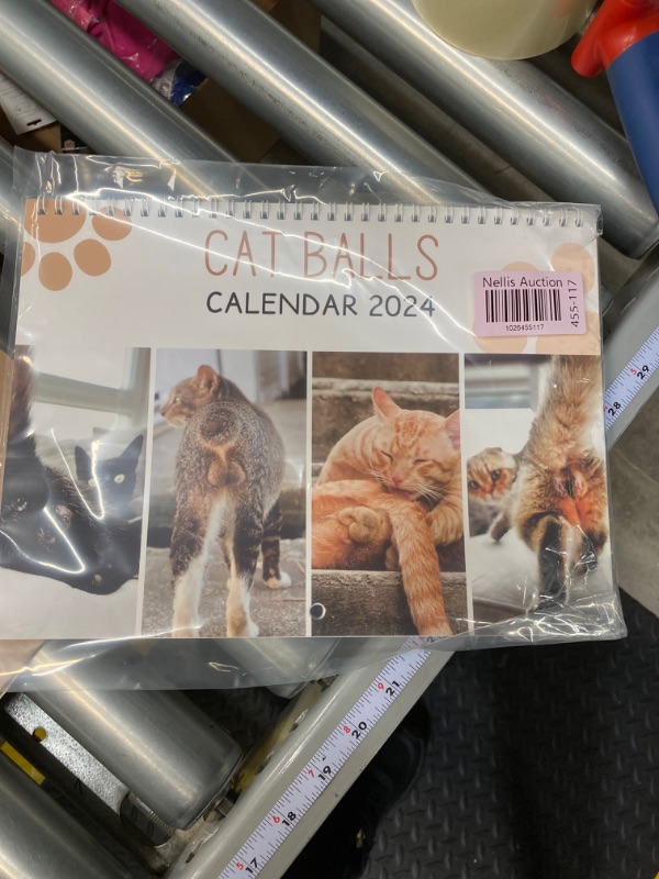 Photo 3 of 2024 Wall Calendar | Cat Balls Calendar 2024, 12 Monthly Funny Cats Calendar 2024, 11" x 8.3", Christmas Halloween Birthday Gifts Gag Quirky Novelty Calendar Gifts for Adults Best Friends Coworkers