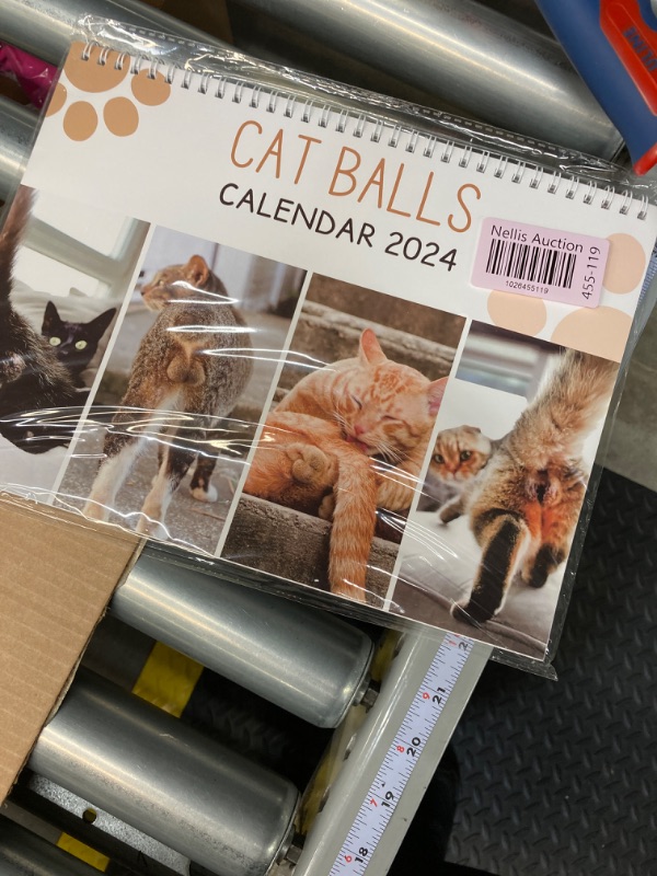 Photo 1 of 2024 Wall Calendar | Cat Balls Calendar 2024, 12 Monthly Funny Cats Calendar 2024, 11" x 8.3", Christmas Halloween Birthday Gifts Gag Quirky Novelty Calendar Gifts for Adults Best Friends Coworkers
