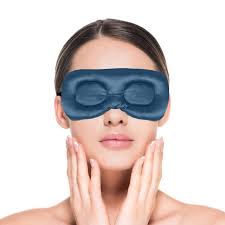 Photo 1 of NEWGO Moist Heat Eye Compress Warm Compress Eye Mask, Moist Heat Compress Microwave Hot Eye Mask for Irritated Eyes and Eyelid Lumps and Bumps, Dry Eyes (Gray)